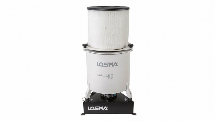 Losma Galileo Plus油霧回收機，可與過濾器結合使用